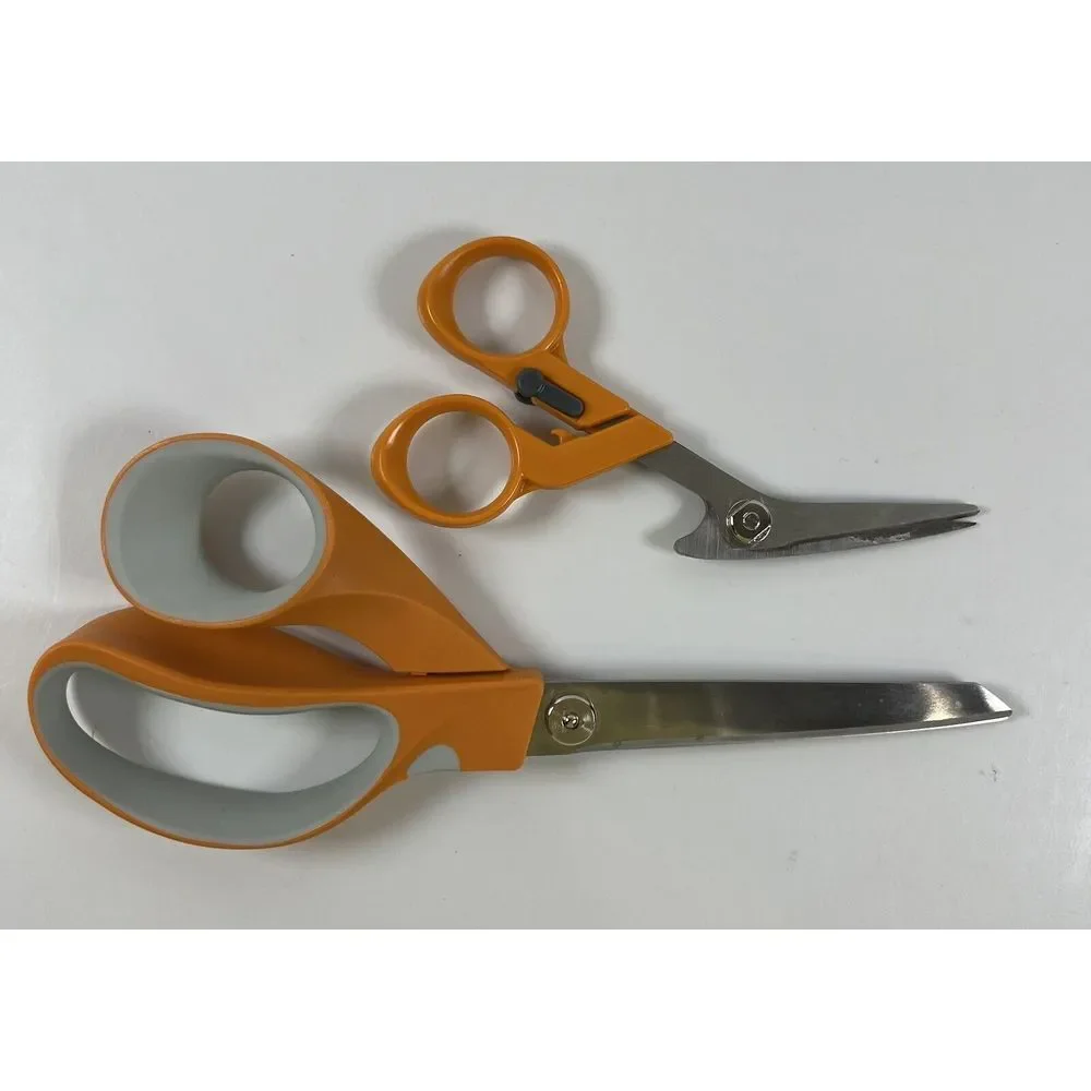 Fiskars RazorEdge Scissors/Shears Fiskars Fabric Shears/Seam‎ Ripper Lot of 2